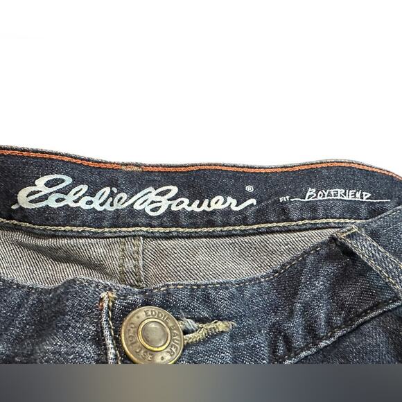 Eddie Bauer Boyfriend P10 Denim Rolled Cuff Shorts - Picture 3 of 6